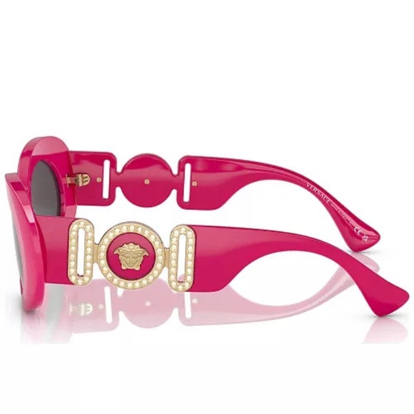 NEW VERSACE FUCHSIA SUNGLASSES - Picture 2 of 4